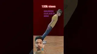 जादूगर बैलेंस कैसे बनता है (3D animation)😨#trending #viral #shorts @EngineerExplaininhindi
