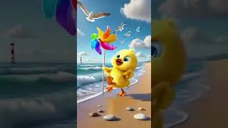 Cute Duck's Colorful Windmill Purchase 🦆🌈🪀 #shorts  #windmill  #cuteducks