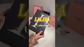 Lisa LALISA album unboxing black ver. #kpop #blackpink #lisa #lalisa #unboxing #lalisaalbum