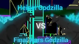 Heisei Godzilla Vs Final wars Godzilla | Animation | Shín Creátíons