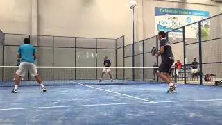 Varios puntos del partido Miguel Moreno - Borja Millán vs Thiago y Piero Pereira.