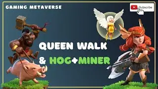 Queen Walk + Hog Miner attack | TH13 attack | Clash of Clans | Gaming Metaverse