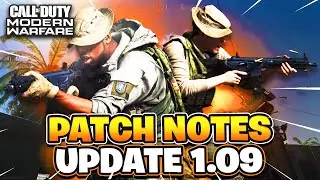 MODERN WARFARE: Update 1.09 PATCH NOTES! Tank & Footsteps NERF, FN SCAR 17 BUFF & MORE