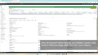 Creating a Custom AMI for Deadline with Additional Python Libraries
