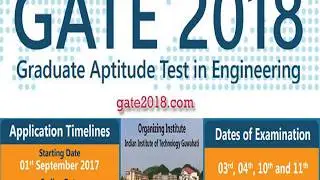 GOVERNMENT JOBS THROUGH GATE-2018 - DETAILS