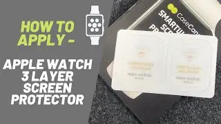 SmartWatch Screen Protector Installation