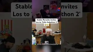 Los Gets INVITED To 'FaZe Subathon 2' By Stable Ronaldo 😱 #lospollostv #stableronaldo #faze