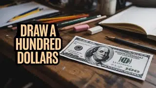 How To Draw A $100 Bill (Step By Step)