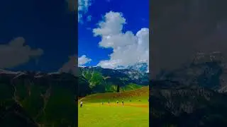 Beautiful cricket playing ground in the world | Cricket ground in Kashmir Valley #naturalbeauty