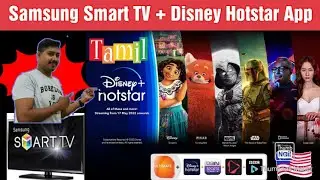 How to watch Disney Hotstar in Samsung Smart TV | How to install Disney Hotstar app Samsung TV Tamil