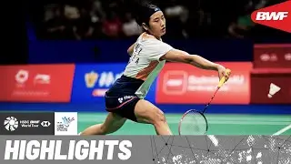 Defending champion An Se Young competes against Pusarla V. Sindhu