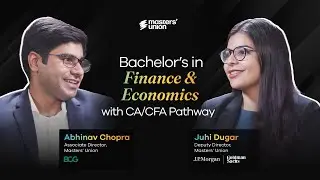 Hear From Our Leadership: UG Programme in Finance & Economics with Integrated CA/CFA Pathway