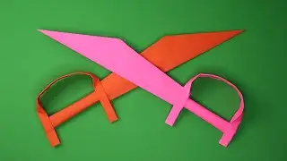 How to make a Paper Sword | Pirate Ninja Sword Tutorial