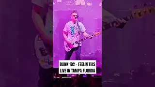 Blink 182 - Feelin This Live In Tampa Florida!! #blink182 #tomdelonge #markhoppus