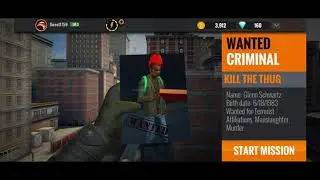 Sniper 3D  , Wanted Criminal , Kill The Thug , gameplay .