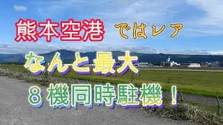 熊本空港　混雑の午後