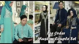 model baju pesta muslim 2017 dan busana muslim couple 2017