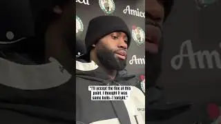 Jaylen Brown was NOT happy with the refs 😬