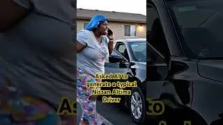 Asked AI to generate a typical Nissan Altima Driver #joke #ai #veo3 #altima