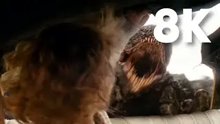 Death Angel Chasing Car | A Quiet Place Part II (2021) [8K Upscale]