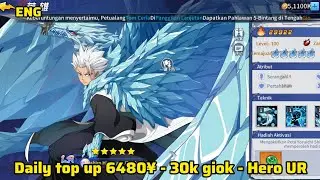 Bleach summon RPG Private Server - Daily top up 6480&yen; - 30k giok - Hero UR (X7Game)