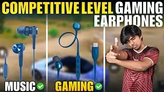 Top 6 Best Earphones For Gaming🔥 / Best Wired Earphones For Bgmi / Best Earphones For Gaming