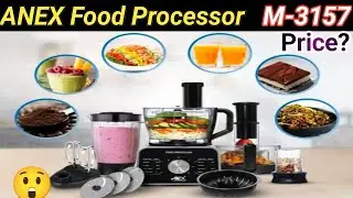 ANEX Multifunction Food Processor AG-3157 | Unboxing And Review ANEX Food Factory Chopper....
