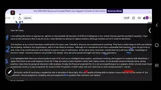 07.01.26 Eight reasons to welcome AI in the classroom. Final txt. E1L. IGCSE. Англ яз 11 кл 