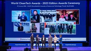 Jianhui Zhang receives World CleanTech Awards 2023 Visionary CleanTech Disruptor (Tony Seba Award)