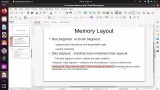 02_01: Memory layout of a C Program