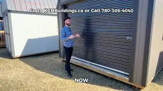 12x24ft Lofted Garage KGH Buildings Premier Portable Buildings Alberta