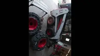 BOBCAT S70 Replacement of factory wheel to Solid wheel