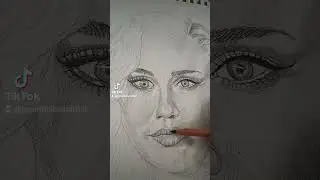 Drawing Miley Cyrus. Part One.