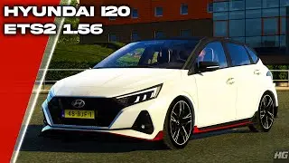Hyundai I20 2021 (ETS2 1.56x) | Euro Truck Simulator 2 | Car Mod