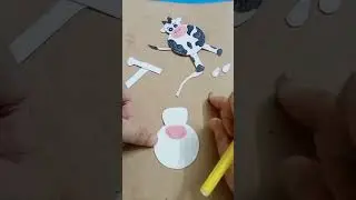 Farm Animal Crafts that kids craft site 🐄#art #giftcraft #craft #drawing #video2024