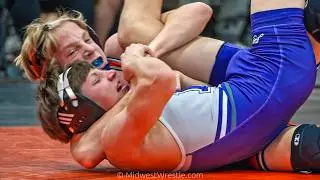 113 – Keagan Albers {G} of Rochelle IL vs. Casey Janicki {R} of Minooka IL