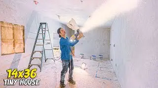 Вы не поверите результатам! Текстура из гипсокартона своими руками в крошечном домике