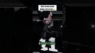 Chris Brown says he hates doing a lot of R&B songs 😂 #chrisbrown #rap #rnb #podcast #shorts