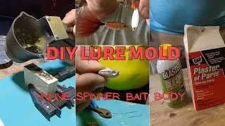DIY Fishing Lure - Inline Spinner Lead Mold
