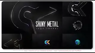 Shiny Metal Logo Reveal - Shiny Metal Logo Reveal  After Effects Template