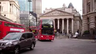 London Buses Route 8, 26 & 76 at Bank Station
