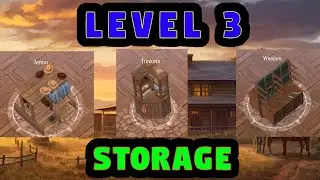 Level 3 Upgrade For Trinket, Armor And Weapon Storage | Westland Survival | Part 78