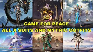 Game For Peace All X-Suits And Mythic Outfit | Pubg Chinese All Outfit | Pubg Mobile | NovaGamerZ