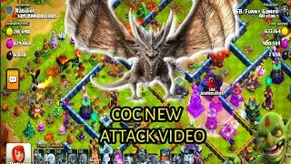 🔥 COC NEW DRAGON ATTACK.#NsbFunnygamer #cocfunnyvideo #vairal #clashofClan #cocattack #cocvideo #coc