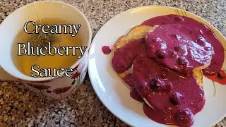 Sweet And Creamy Blueberry Sauce