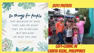 Jan.20- 2011 PROJECT IN THE PHILIPPINES ! Gift-giving event!