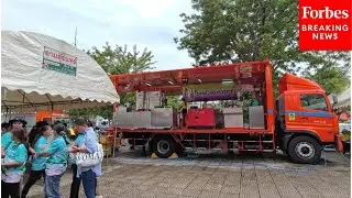 RAW VIDEO: Thai Civilians Evacuate Surin Province, Thailand, As Border Clashes Continue