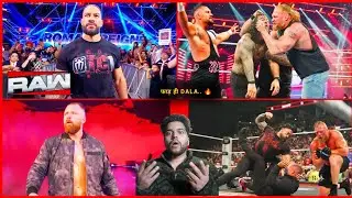 'Ye KYa tha 🔥' Roman reigns Destroys Team BROCK!! Dean Ambrose RETURNS - WWE RAW highlights Today