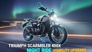 Triumph Scrambler 400X with Fog Lamps | Night Ride in Bangalore | Visibility Upgrade