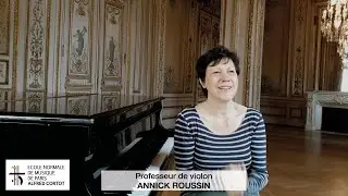ENTRETIEN AVEC ANNICK ROUSSIN, professeur de violon